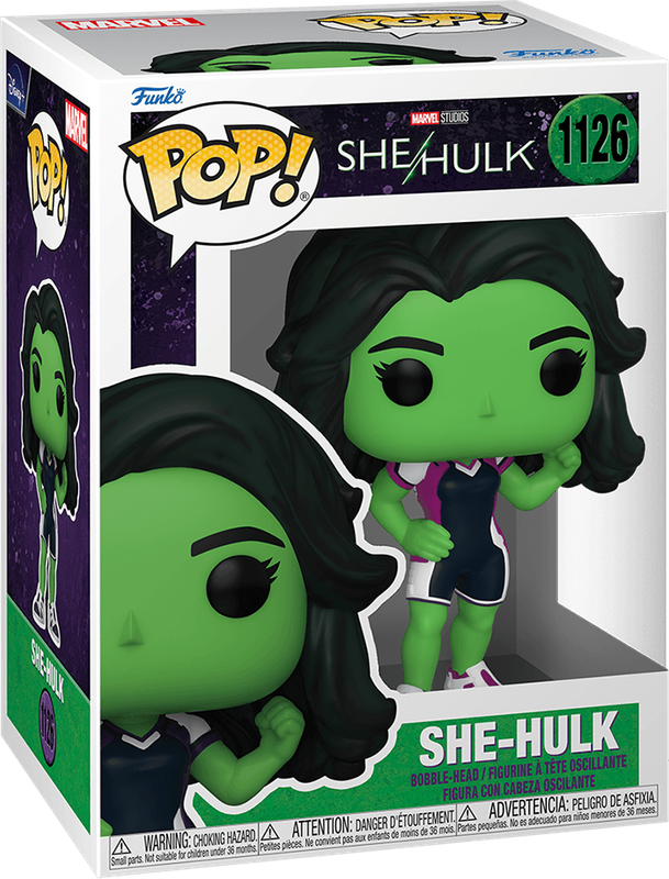 Funko Pop! Marvel 1126: She-Hulk: Attorney at Law - She-Hulk Vinyl Bobble-Head (Super Suit)(New) -