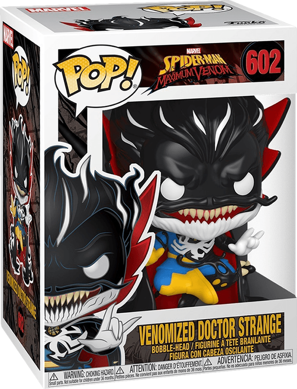 Funko Pop! Marvel 602: Spider-Man: Maximum Venom - Venomized Doctor Strange Vinyl Bobble-Head (New)