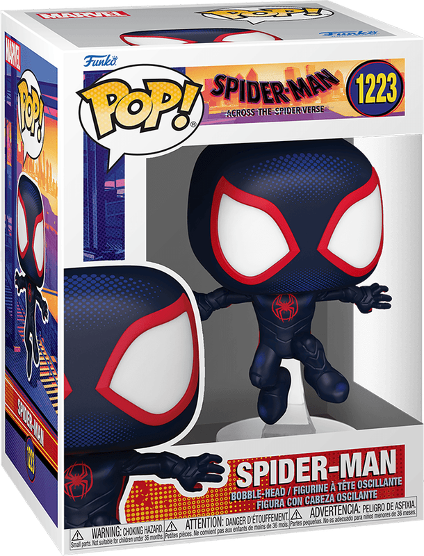 Funko Pop! Marvel 1223: Spider-Man: Across the Spider-Verse - Spider-Man Vinyl Bobble-Head