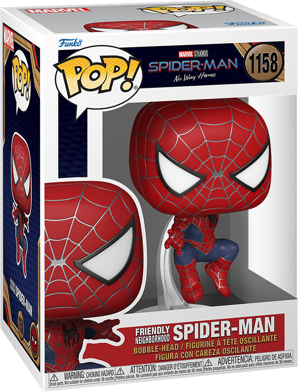 Funko Pop! Marvel 1158: Spider-Man: No Way Home - Friendly Neighborhood Spider-Man Vinyl