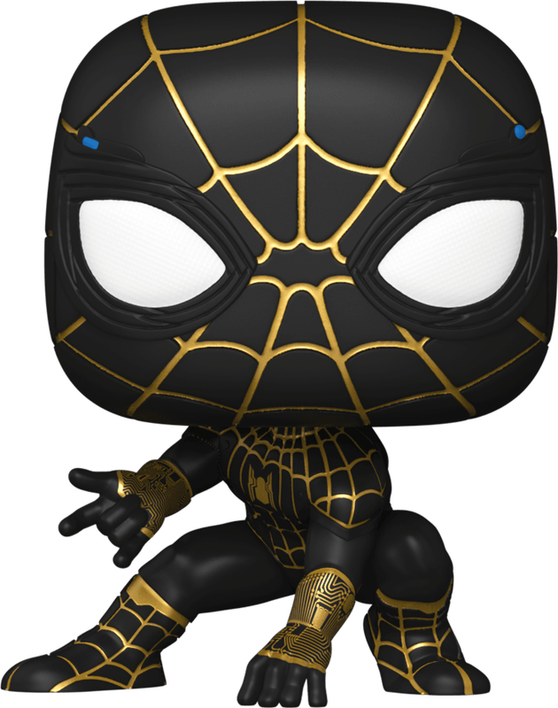 Funko Pop! Marvel 911: Spider-Man: No Way Home - Spider-Man Vinyl Bobble-Head (Black & Gold
