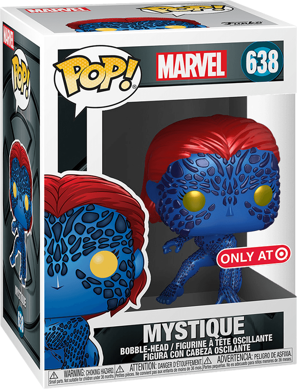 Funko Pop! Marvel 638: X-Men - Mystique Vinyl Bobble-Head (Metallic)(New) - Funko 440G