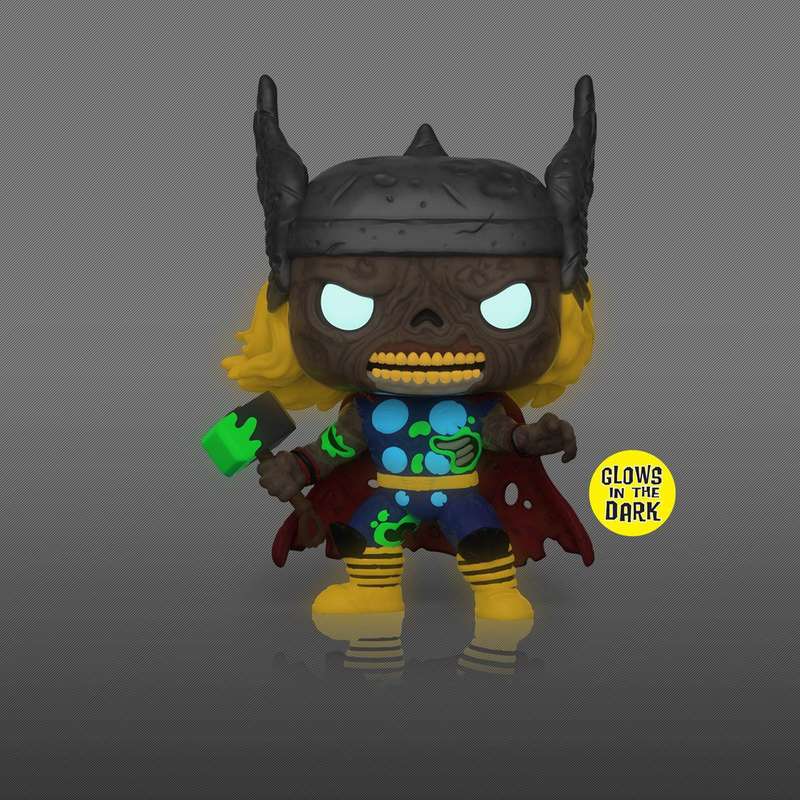 Funko Pop! Marvel 787: Zombies - Zombie Thor Vinyl Bobble-Head (Glow in the Dark)(New) - Funko 440G