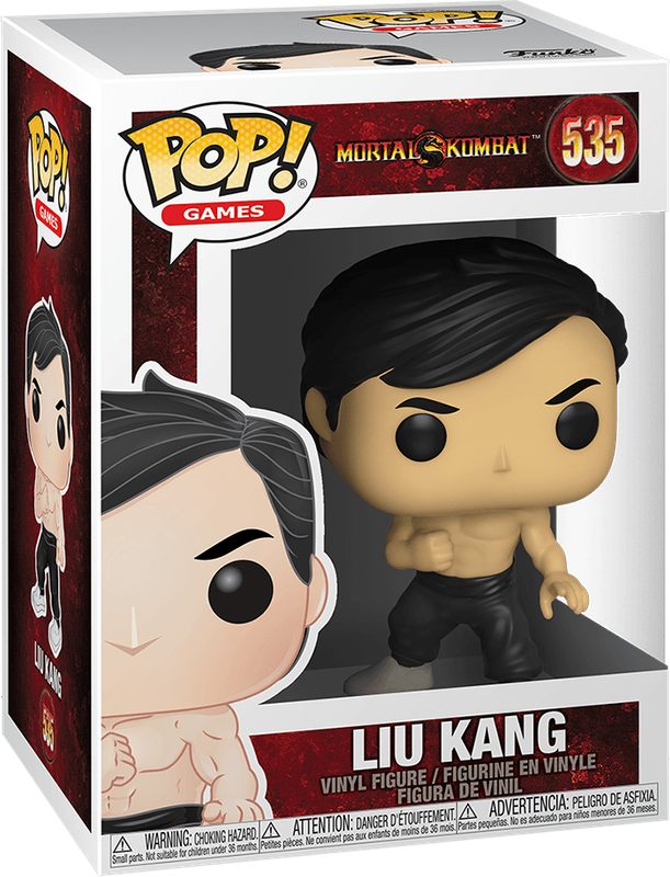 Funko Pop! Games 535: Mortal Kombat - Liu Kang Vinyl Figure (Classic)(New) - Funko 440G
