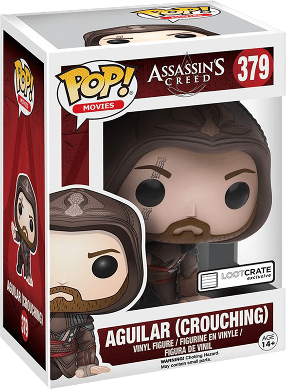 Funko Pop! Movies 379: Assassin's Creed - Aguilar Vinyl Figure (Crouching)(New) - Funko 440G