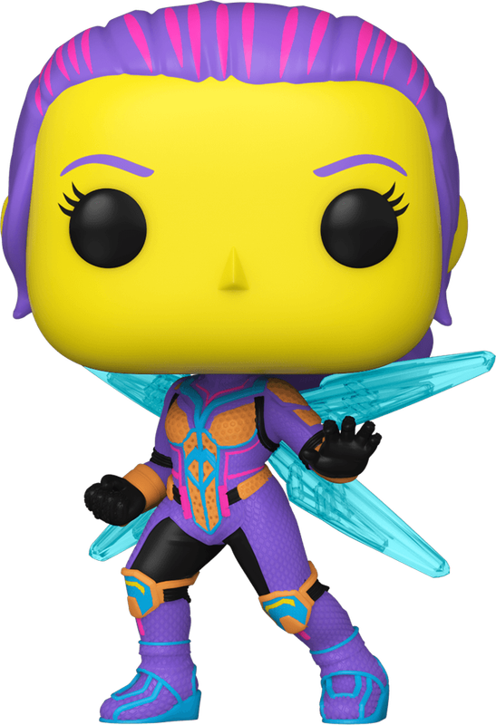 Funko Pop! Movies 341: Black Light - Ant-Man and the Wasp - Wasp Vinyl Figure (New) - Funko 440G