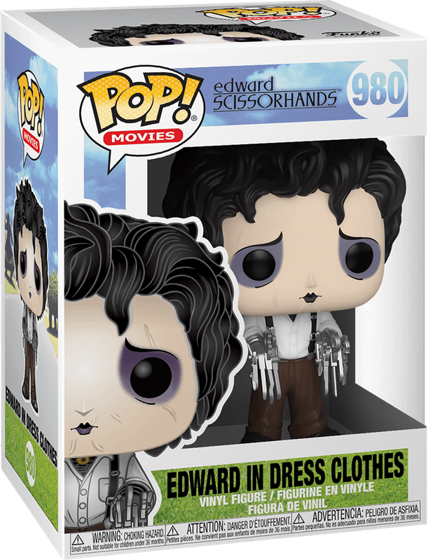 Funko Pop! Movies 980: Edward Scissorhands - Edward in Dress Clothes Vinyl Figure (New) - Funko 440G