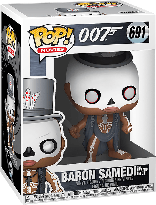 Funko Pop! Movies 691: James Bond 007 - Baron Samedi from Live and Let Die Vinyl Figure (New) -