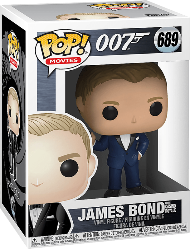 Funko Pop! Movies 689: James Bond 007 - James Bond from Casino Royale Vinyl Figure (New) - Funko