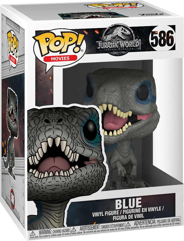 Funko Pop! Movies 586: Jurassic World: Fallen Kingdom - Blue Vinyl Figure (New) - Funko 440G