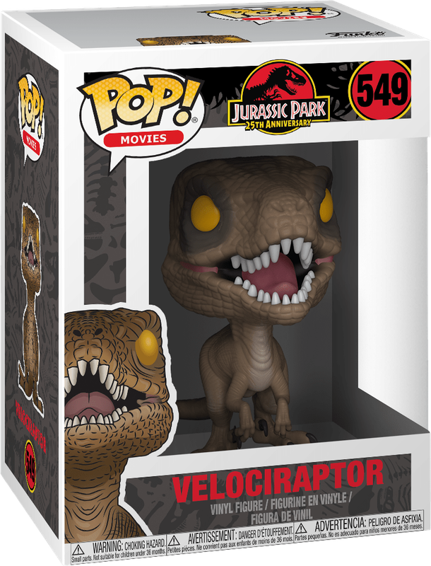 Funko Pop! Movies 549: Jurassic Park - Velociraptor Vinyl Figure (New) - Funko 440G