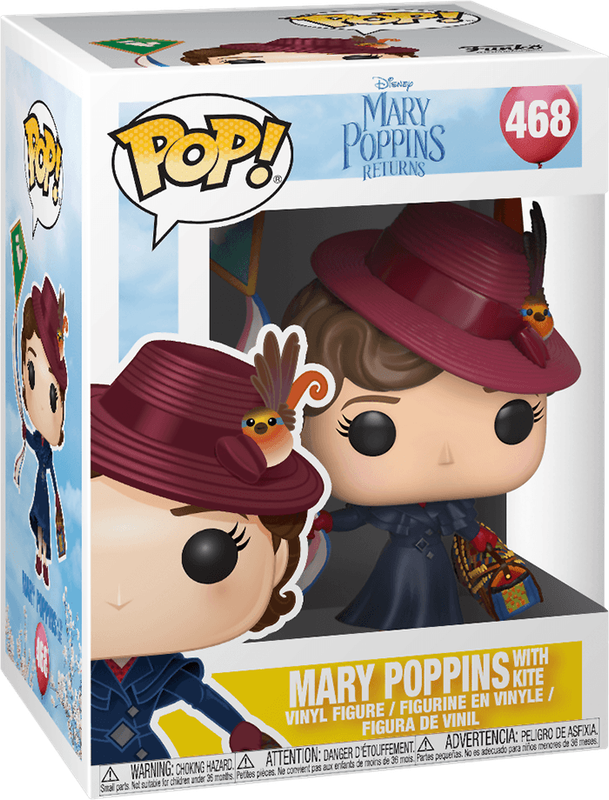 Funko Pop! Movies 468: Mary Poppins Returns - Mary Poppins with Kite Vinyl Figure (New) - Funko 300G