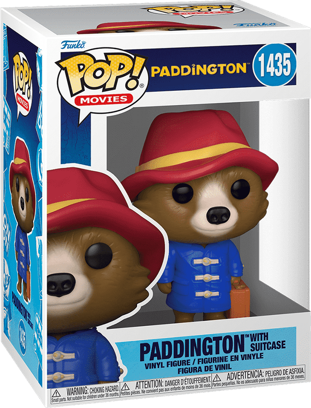 Funko Pop! Movies 1435: Paddington with Suitcase Vinyl Figure (New) - Funko 440G