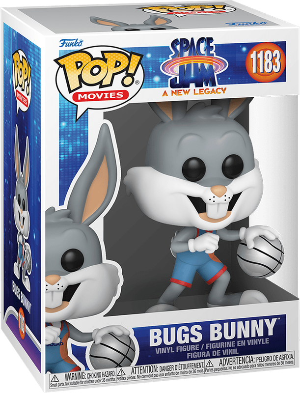 Funko Pop! Movies 1183: Space Jam: A New Legacy - Bugs Bunny Vinyl Figure (Dribbling)(New) - Funko
