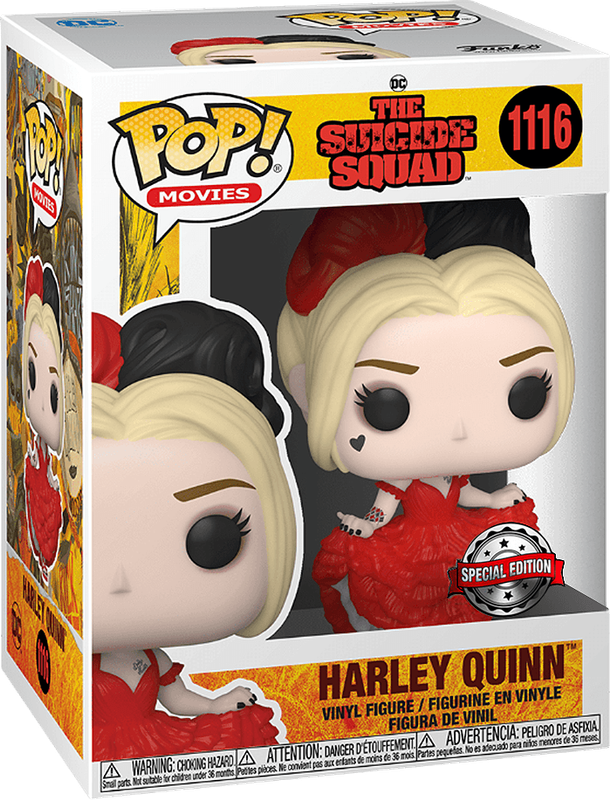 Funko Pop! Movies 1116: The Suicide Squad - Harley Quinn in Dress Vinyl Figure (New) - Funko 440G