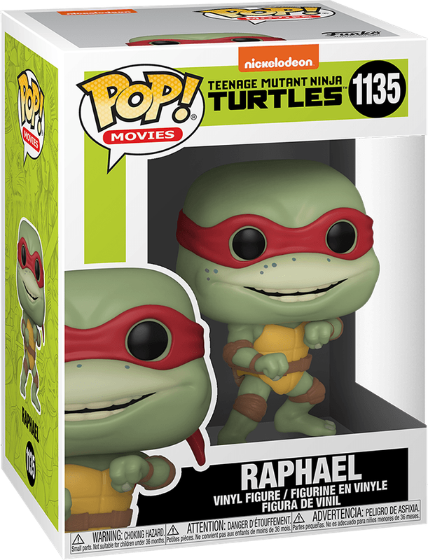 Funko Pop! Movies 1135: Teenage Mutant Ninja Turtles - Raphael Vinyl Figure (New) - Funko 440G