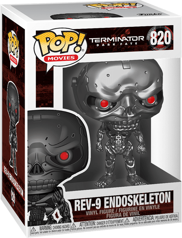 Funko Pop! Movies 820: Terminator - Dark Fate - REV-9 Endoskeleton Vinyl Figure (New) - Funko 440G
