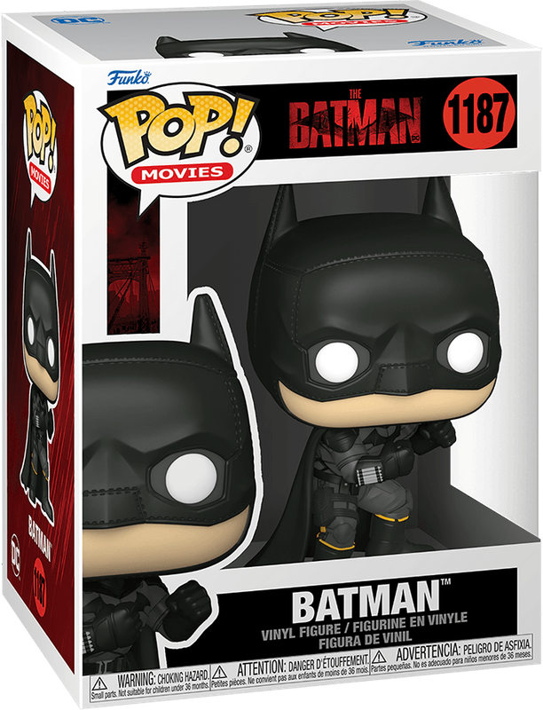 Funko Pop! Movies 1187: The Batman - Batman Vinyl Figure (Fighting Stance)(New) - Funko 440G