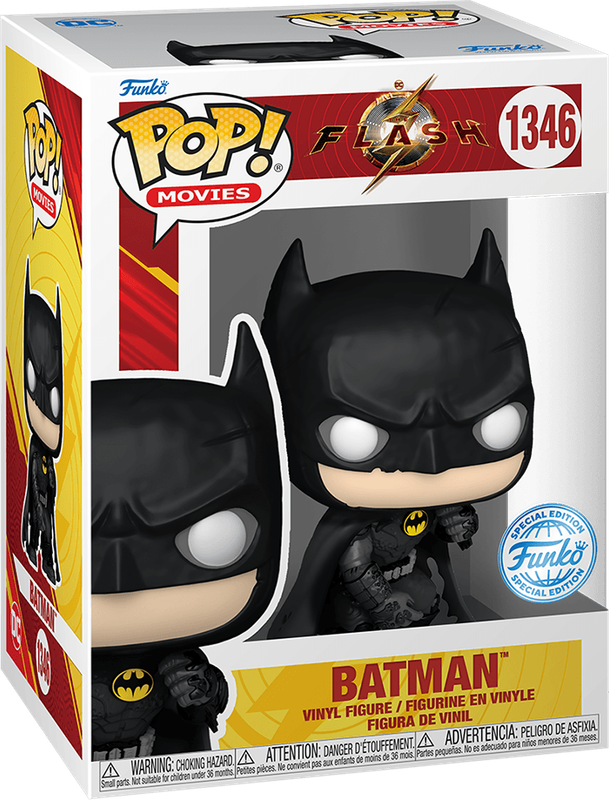 Funko Pop! Movies 1346: The Flash - Batman Vinyl Figure (Battle-Worn)(New) - Funko 440G