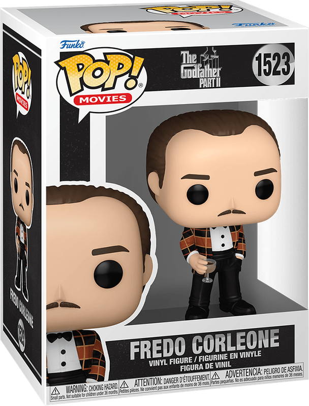 Funko Pop! Movies 1523: The Godfather II - Fredo Corleone with Wine Glass Vinyl Figure (New) -