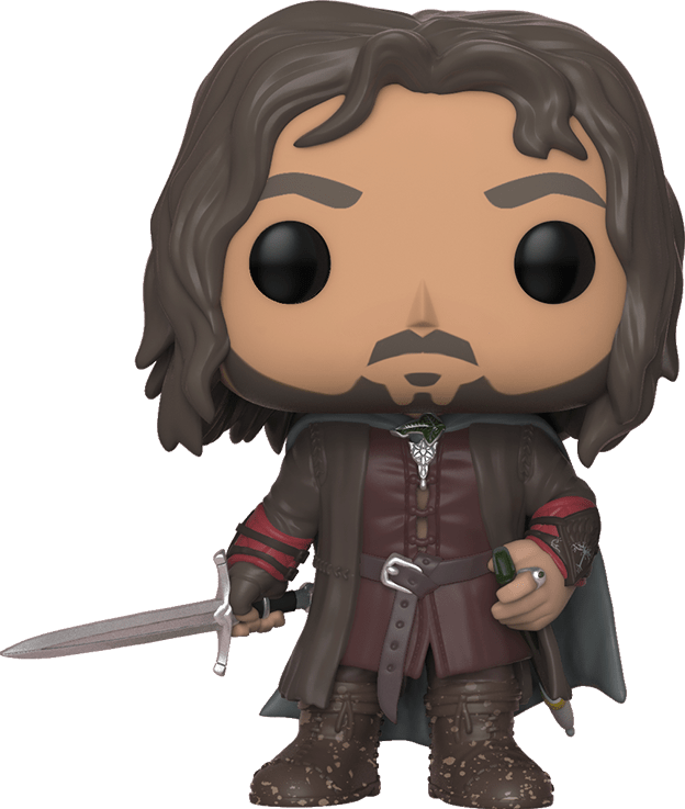Funko Pop! Movies 531: The Lord of the Rings - Aragorn Vinyl Figure (New) - Funko 440G
