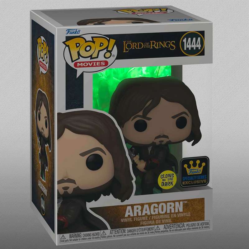Funko Pop! Movies 1444: The Lord of the Rings - Aragorn Vinyl Figure (Army of the Dead)(Glow in the