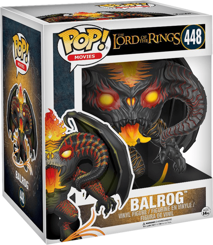 Funko Pop! Movies: The Lord of the Rings - Balrog Super Sized 6'' Vinyl Figure (New) - Funko 1000G