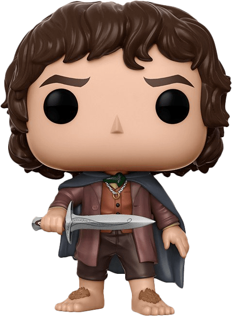 Funko Pop! Movies 444: The Lord of the Rings - Frodo Baggins Vinyl Figure *See Note* (New) - Funko