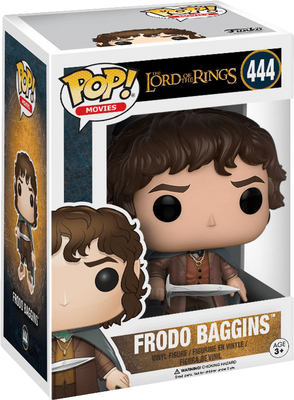 Funko Pop! Movies 444: The Lord of the Rings - Frodo Baggins Vinyl Figure *See Note* (New) - Funko