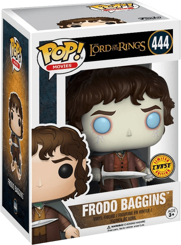 Funko Pop! Movies 444: The Lord of the Rings - Frodo Baggins Vinyl Figure (Glow in the