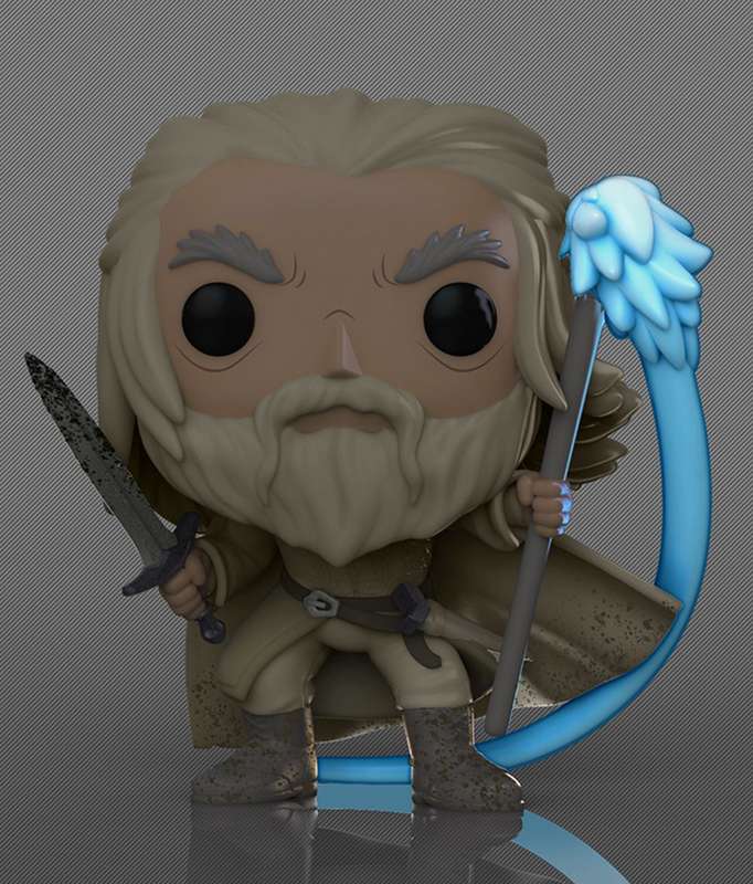 Funko Pop! Movies 1203: The Lord of the Rings - Gandalf the White Vinyl Figure (Glow in the