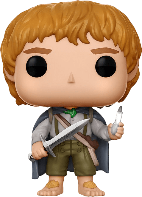 Funko Pop! Movies 445: The Lord of the Rings - Samwise Gamgee Vinyl Figure (Glow in the Dark)(New)
