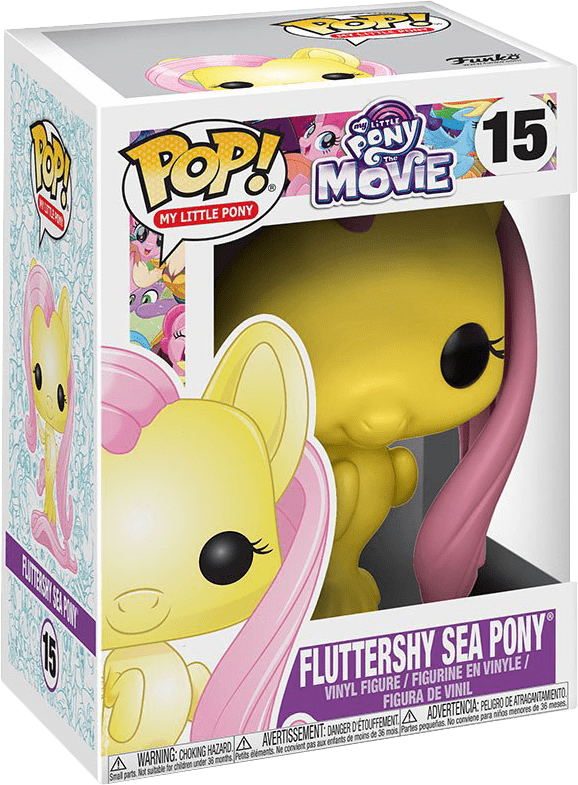 Funko Pop! My Little Pony 15: The Movie - Fluttershy Sea Pony Vinyl Figure (New) - Funko 440G