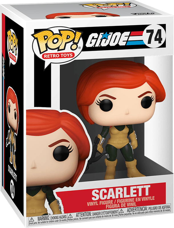 Funko Pop! Retro Toys 74: G.I. Joe - Scarlett Vinyl Figure *See Note* (New) - Funko 440G