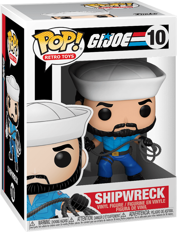 Funko Pop! Retro Toys 10: G.I. Joe - Shipwreck Vinyl Figure (New) - Funko 440G