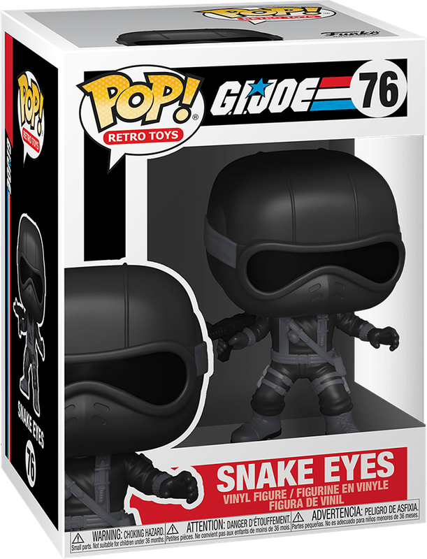 Funko Pop! Retro Toys 76: G.I. Joe - Snake Eyes with Uzi Vinyl Figure *See Note* (New) - Funko 440G