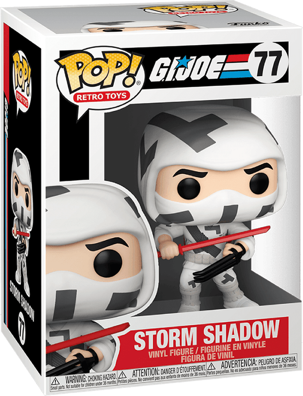 Funko Pop! Retro Toys 77: G.I. Joe - Storm Shadow Vinyl Figure (New) - Funko 440G