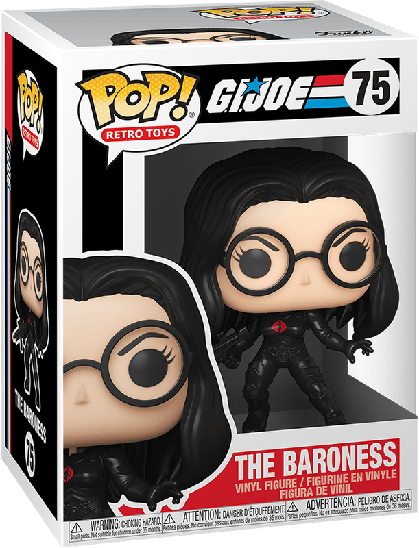Funko Pop! Retro Toys 75: G.I. Joe - The Baroness Vinyl Figure (New) - Funko 440G