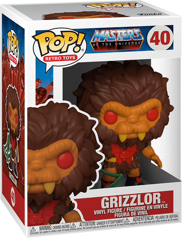 Funko Pop! Retro Toys 40: Masters of the Universe - Grizzlor Vinyl Figure (New) - Funko 440G