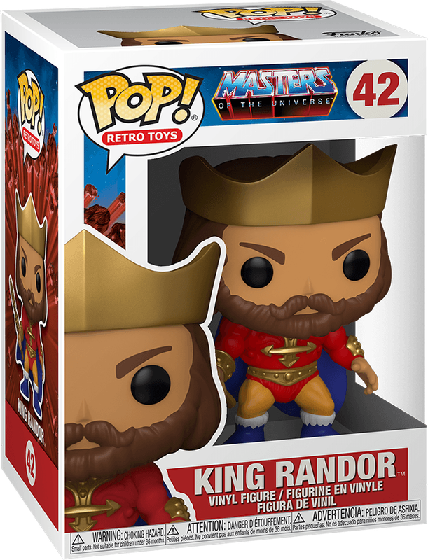 Funko Pop! Retro Toys 42: Masters of the Universe - King Randor Vinyl Figure *See Note* (New) -