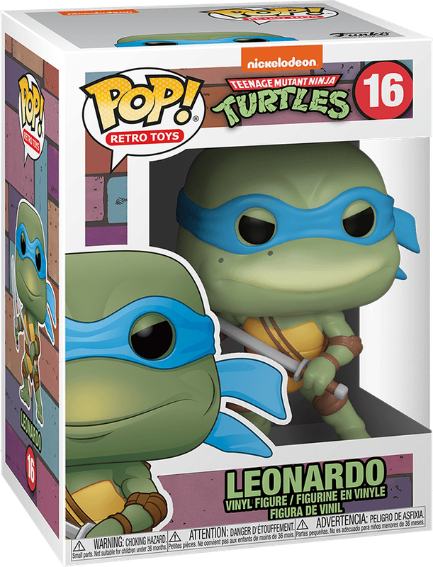 Funko Pop! Retro Toys 16: Teenage Mutant Ninja Turtles - Leonardo Vinyl Figure (New) - Funko 440G
