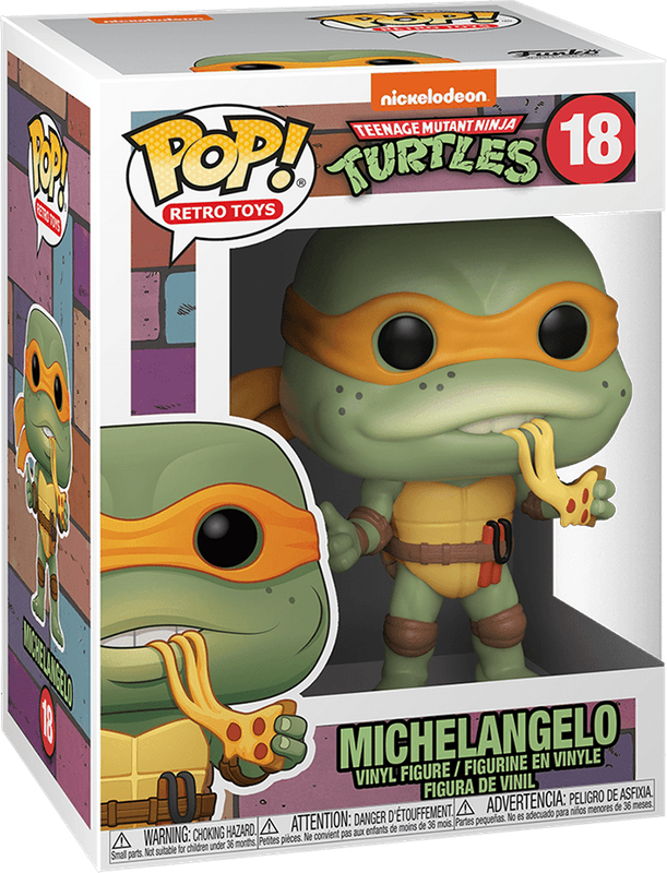 Funko Pop! Retro Toys 18: Teenage Mutant Ninja Turtles - Michelangelo Vinyl Figure (New) - Funko