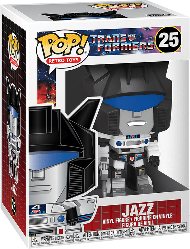 Funko Pop! Retro Toys 25: Transformers - Jazz Vinyl Figure *See Note* (New) - Funko 440G