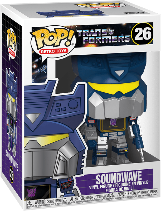 Funko Pop! Retro Toys 26: Transformers - Soundwave Vinyl Figure (New) - Funko 440G