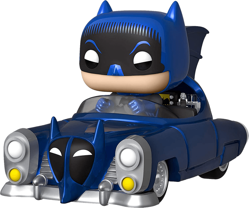 Funko Pop! Rides 277: Batman 80 Years - 1950 Batmobile Vinyl Figure (Blue Metallic)(New) - Funko