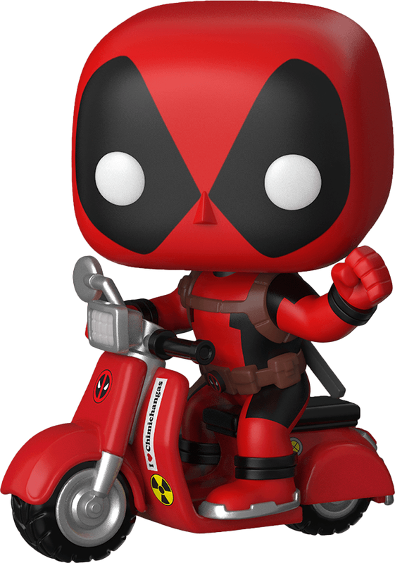 Funko Pop! Rides 48: Deadpool on Scooter Vinyl Figure (New) - Funko 440G