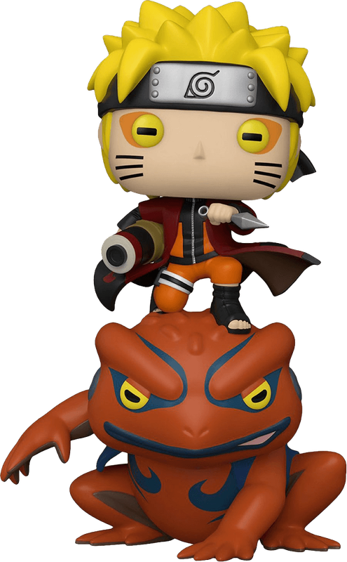 Funko Pop! Rides 106: Naruto Shippuden - Naruto on Gamakichi Vinyl Figure (New) - Funko 2200G
