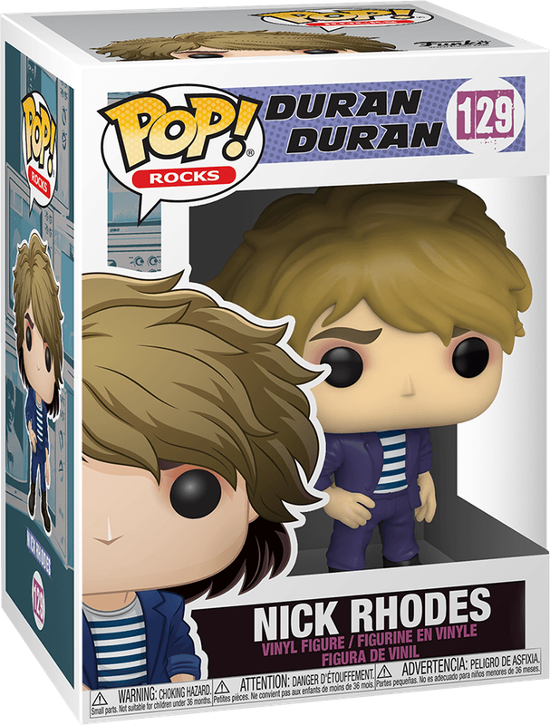 Funko Pop! Rocks 129: Duran Duran - Nick Rhodes Vinyl Figure *See Note* (New) - Funko 440G