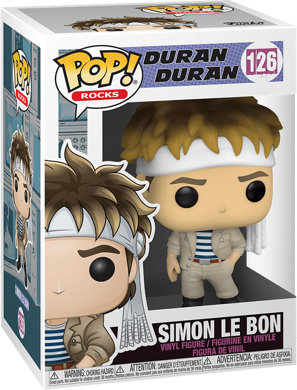 Funko Pop! Rocks 126: Duran Duran - Simon Le Bon Vinyl Figure *See Note* (New) - Funko 440G