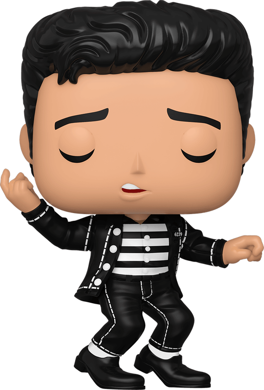 Funko Pop! Rocks 186: Elvis Presley - Elvis Jailhouse Rock Vinyl Figure (New) - Funko 440G